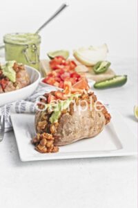 Pinto Taco Stuffed Sweet Potatoes - Set 2