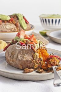 Pinto Taco Stuffed Sweet Potatoes - Set 3