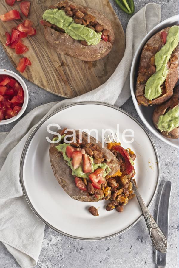 Pinto Taco Stuffed Sweet Potatoes - Set 5