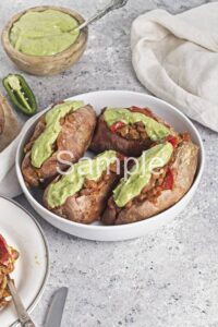 Pinto Taco Stuffed Sweet Potatoes - Set 5