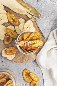 Baked Plantain Chips - Set 3