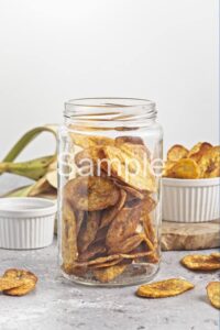 Baked Plantain Chips - Set 3
