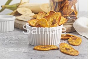Baked Plantain Chips - Set 3
