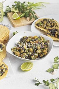 Plantain and Black Bean Tostadas - Set 2