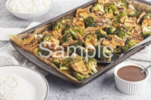 Sheet Pan Broccoli Tofu PLR