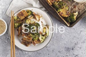 Sheet Pan Broccoli Tofu PLR