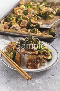 Sheet Pan Broccoli Tofu PLR