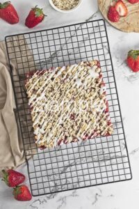 Strawberry Crumb Bars PLR