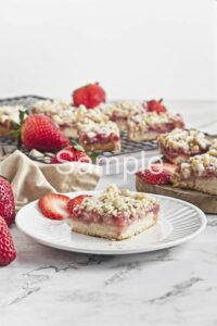 Strawberry Crumb Bars PLR