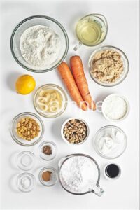 Vegan Carrot Cake Bars - Set 2