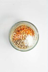 Vegan Carrot Cake Bars - Set 2
