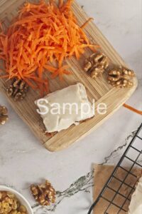 Vegan Carrot Cake Bars - Set 2