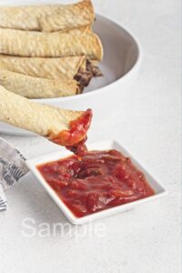 Baked Bean and Cheese Taquitos - Set 1