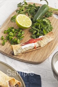 Baked Bean and Cheese Taquitos - Set 3