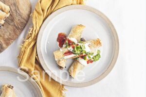 Baked Bean and Cheese Taquitos - Set 4
