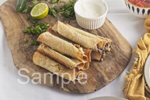 Baked Bean and Cheese Taquitos - Set 4