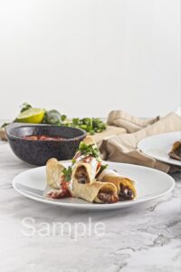 Baked Bean and Cheese Taquitos - Set 5