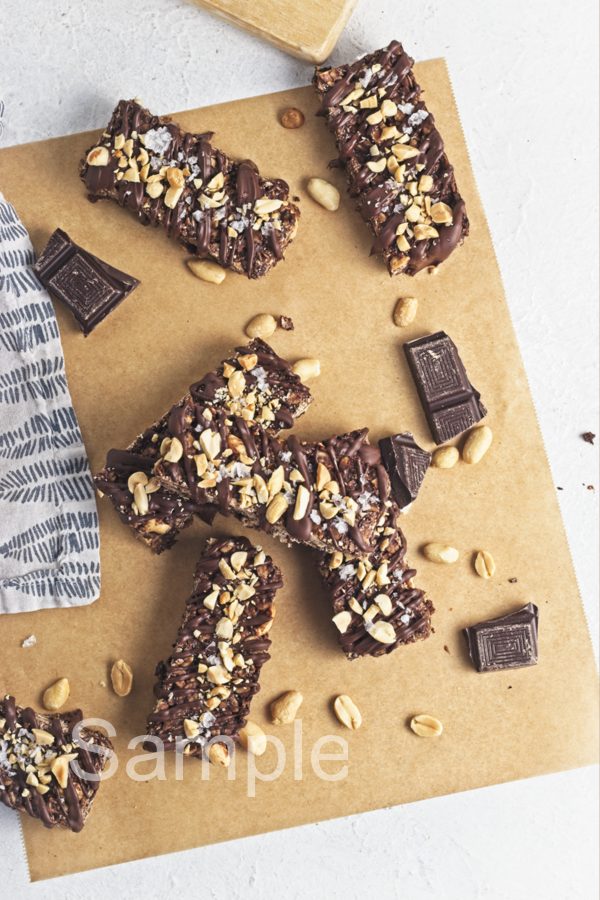 Chocolate Peanut Granola Bars - Set 1