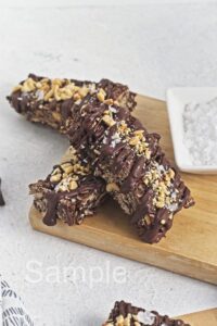 Chocolate Peanut Granola Bars - Set 1