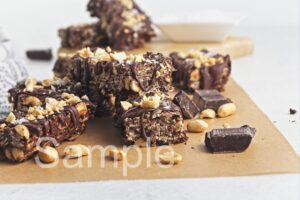 Chocolate Peanut Granola Bars - Set 1
