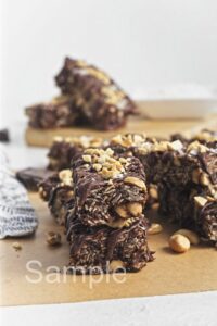 Chocolate Peanut Granola Bars - Set 1
