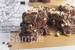 Chocolate Peanut Granola Bars - Set 1