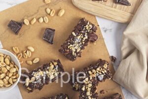 Chocolate Peanut Granola Bars - Set 2