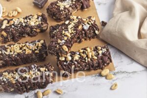 Chocolate Peanut Granola Bars - Set 2