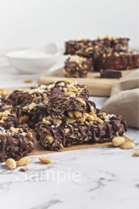 Chocolate Peanut Granola Bars - Set 2