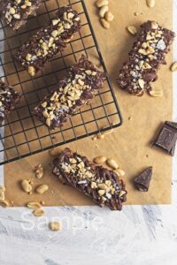 Chocolate Peanut Granola Bars - Set 3
