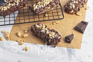 Chocolate Peanut Granola Bars - Set 3