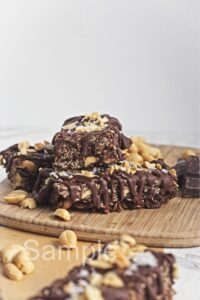 Chocolate Peanut Granola Bars - Set 3