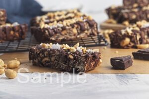 Chocolate Peanut Granola Bars - Set 3
