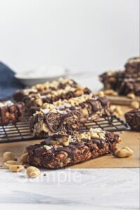 Chocolate Peanut Granola Bars - Set 3