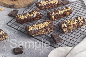 Chocolate Peanut Granola Bars - Set 4