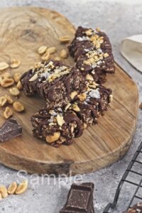 Chocolate Peanut Granola Bars - Set 4