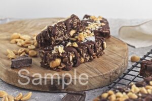 Chocolate Peanut Granola Bars - Set 4