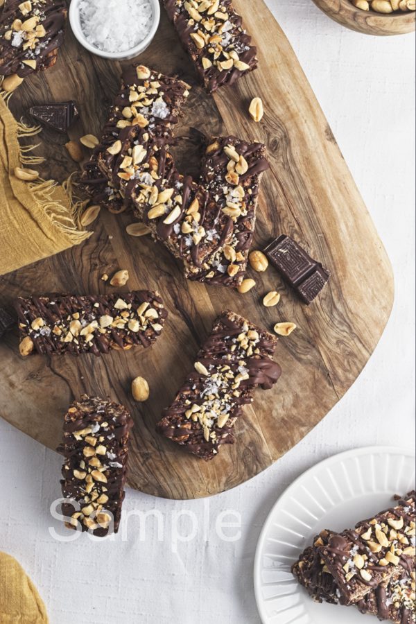 Chocolate Peanut Granola Bars - Set 5