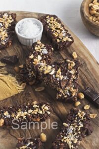 Chocolate Peanut Granola Bars - Set 5