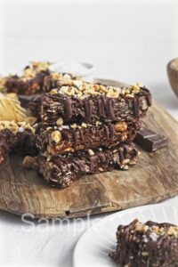 Chocolate Peanut Granola Bars - Set 5