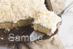 Coconut Pineapple Poke Cake - Set 1