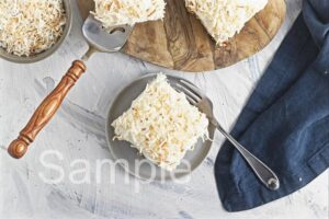 Coconut Pineapple Poke Cake - Set 3