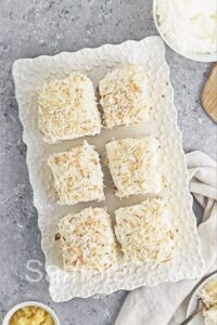 Coconut Pineapple Poke Cake - Set 4