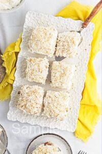 Coconut Pineapple Poke Cake - Set 5