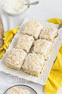 Coconut Pineapple Poke Cake - Set 5