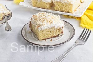 Coconut Pineapple Poke Cake - Set 5