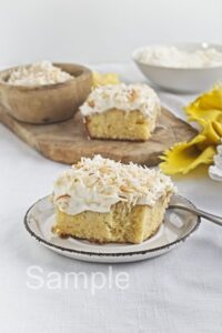 Coconut Pineapple Poke Cake - Set 5