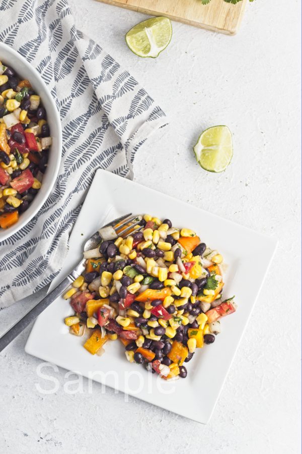 Corn and Black Bean Salad - Set 1