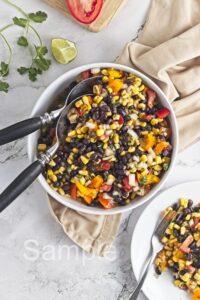 Corn and Black Bean Salad - Set 2