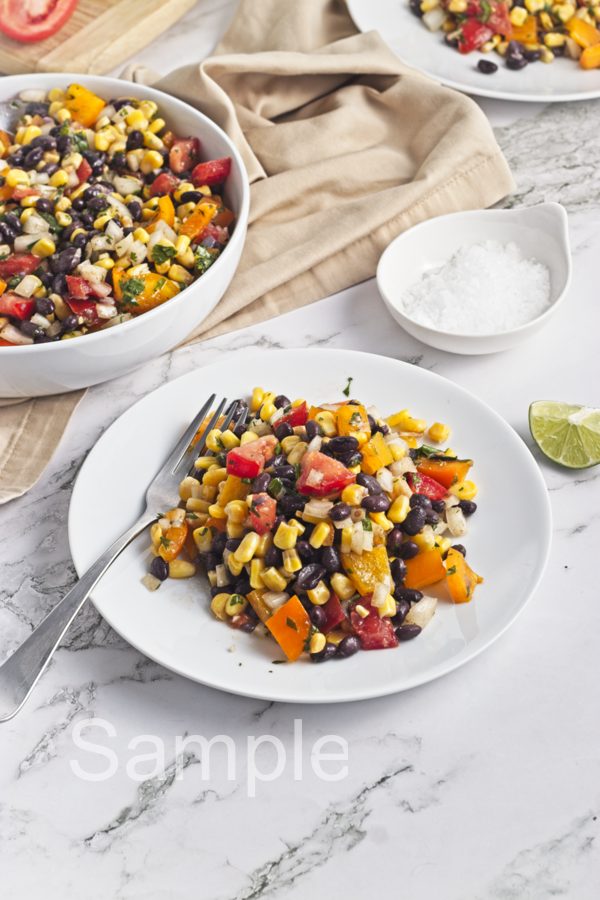 Corn and Black Bean Salad - Set 2